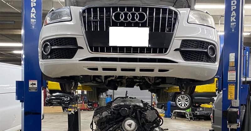 gara chuyên sửa chữa xe audi tại hà nội