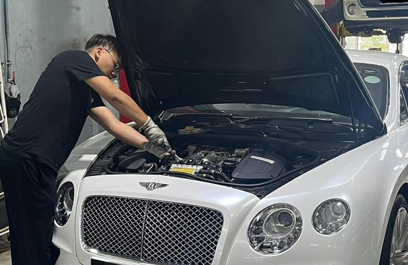 gara sửa xe bentley uy tín