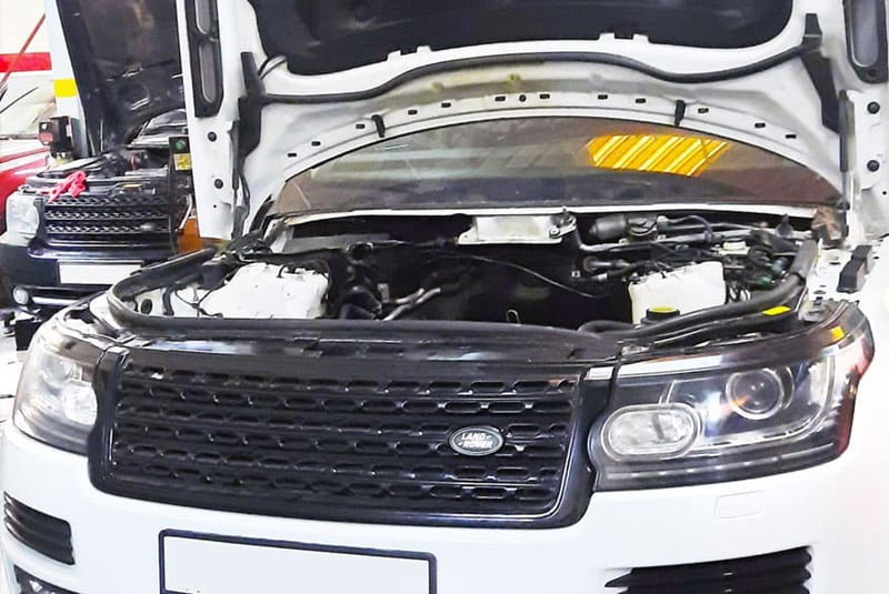 gara sửa xe land rover tại hà nội