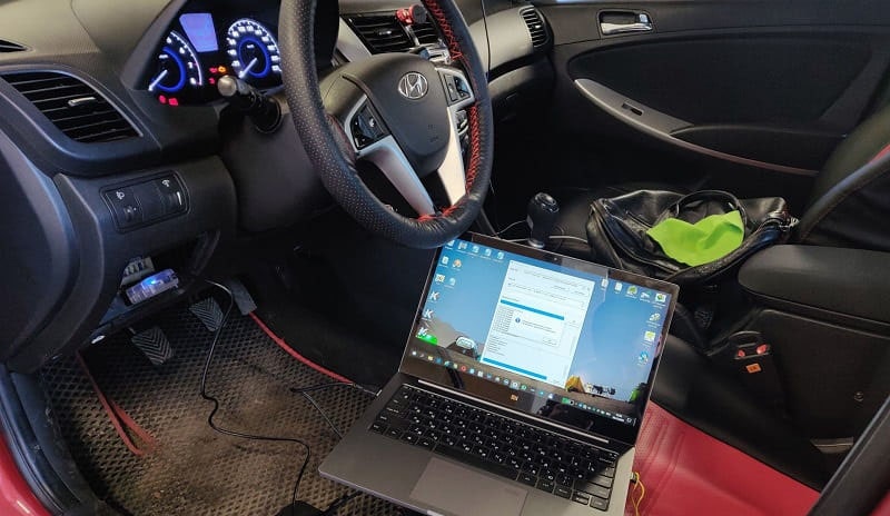 chẩn đoán lỗi xe hyundai tại hoàng mai