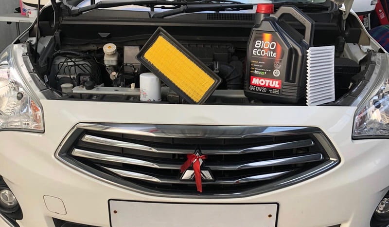 chi phí sửa xe mitsubishi