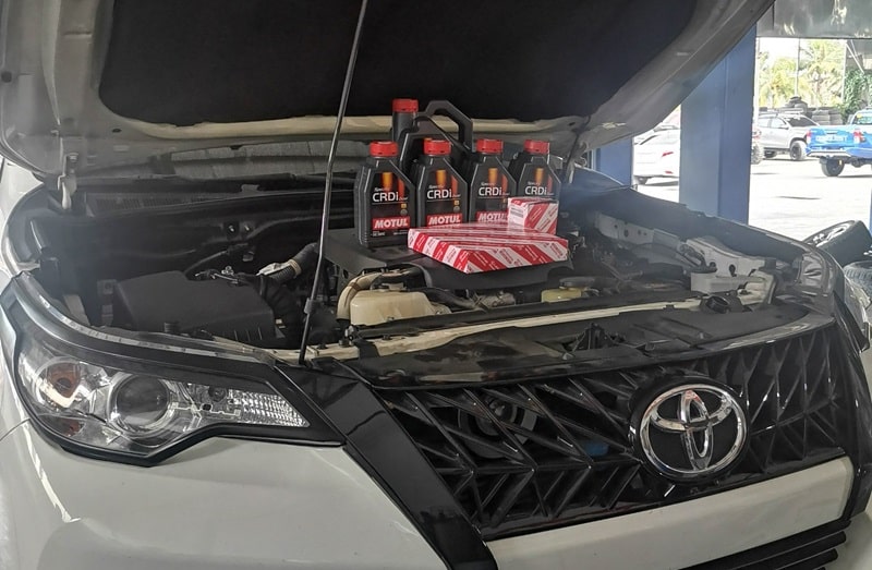 chi phí bảo dưỡng ô tô toyota