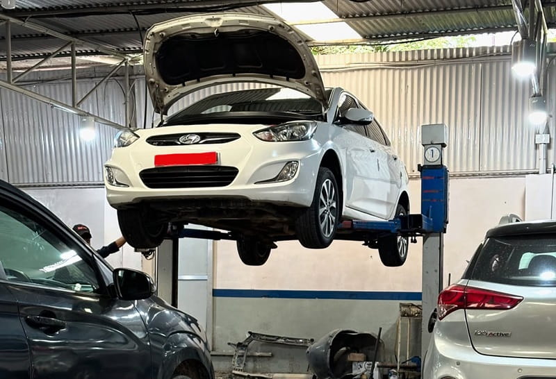 gara bảo dưỡng xe hyundai chuyên nghiệp