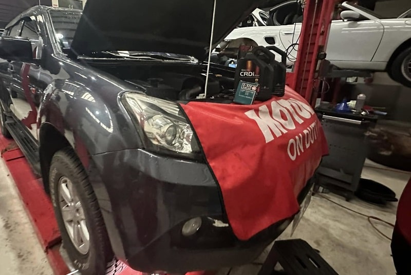 gara bảo dưỡng dưỡng xe isuzu tại hà nội