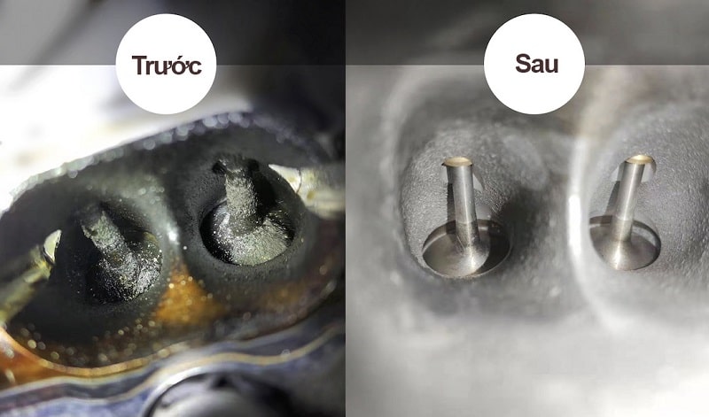 vệ sinh họng nạp ô tô