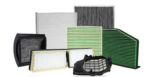 các loại lọc gió điều hòa xe hơi