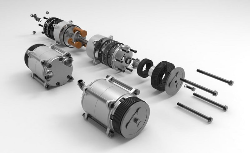 cấu tạo của lốc lạnh ô tô