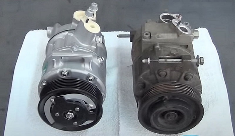 lốc điều hòa ô tô mới và lốc điều hòa tân trang