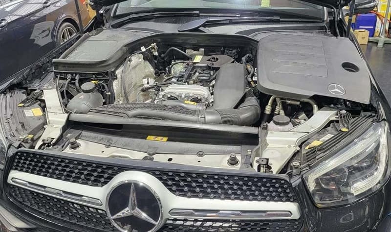 sửa lỗi động cơ mercedes báo đèn nước làm mát
