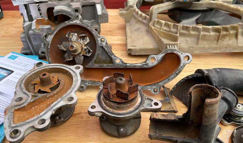 tác hại khi không thay nước làm mát đúng