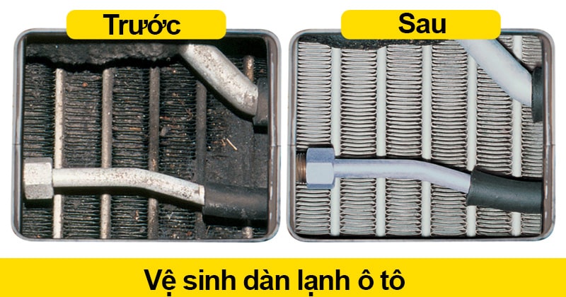 vệ sinh dàn lạnh ô tô bao nhiêu tiền