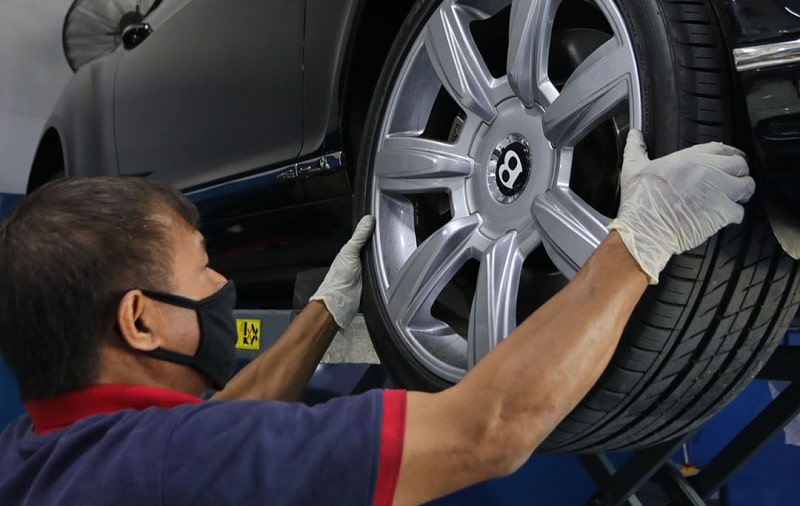 bảo dưỡng định kỳ xe bentley