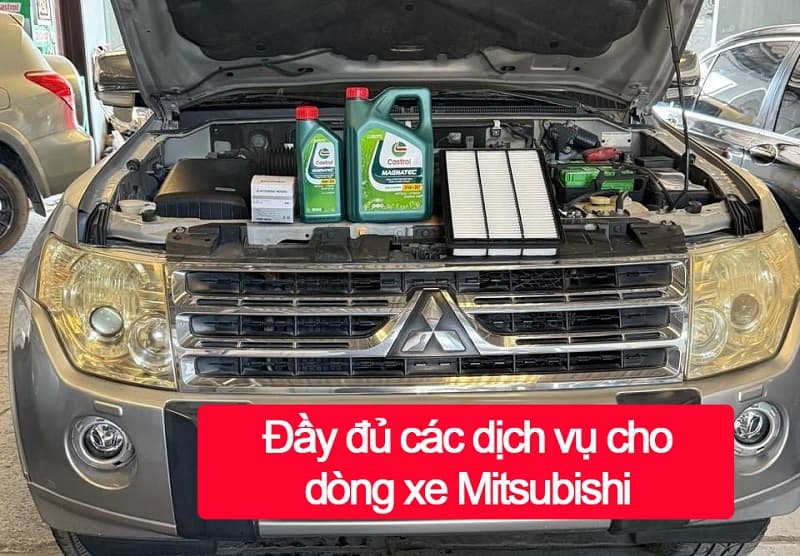 các mốc bảo dưỡng đinh kỳ mitsubishi