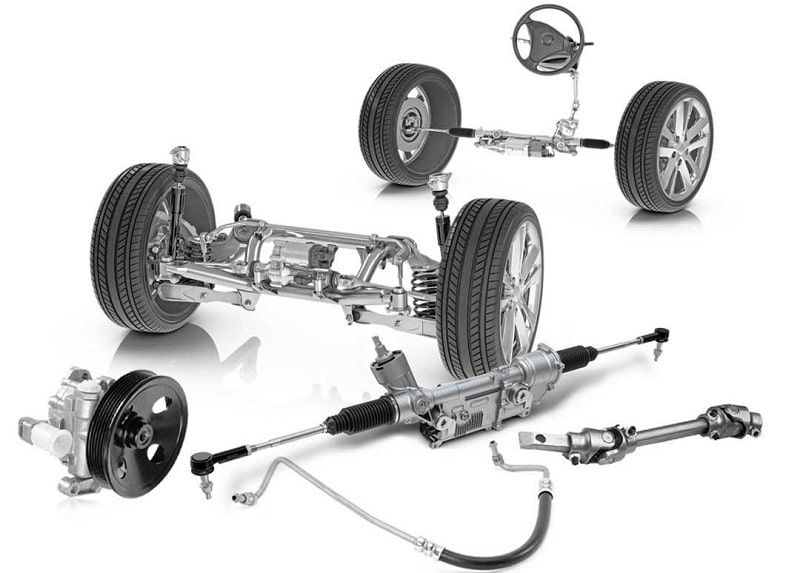 cấu tạo hệ thống lái xe ô tô